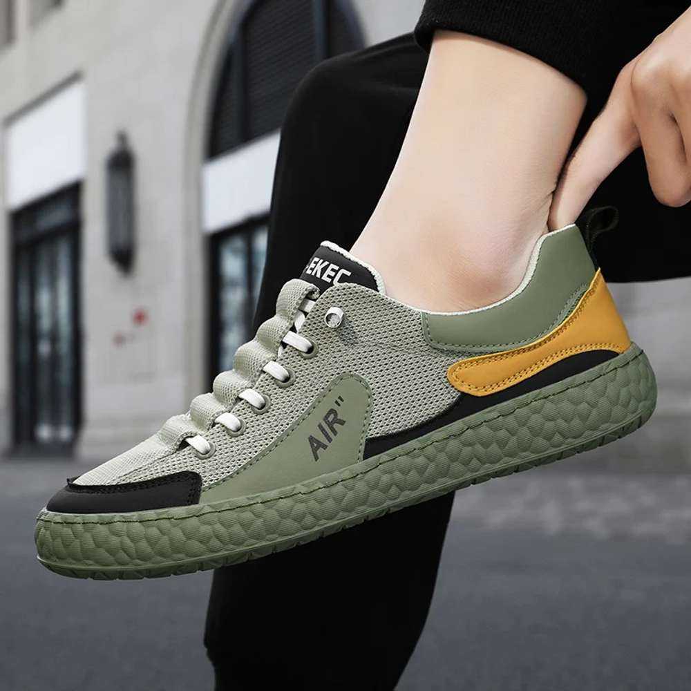 2025 Men's new comfortable breathable casual shoes mesh soft sole