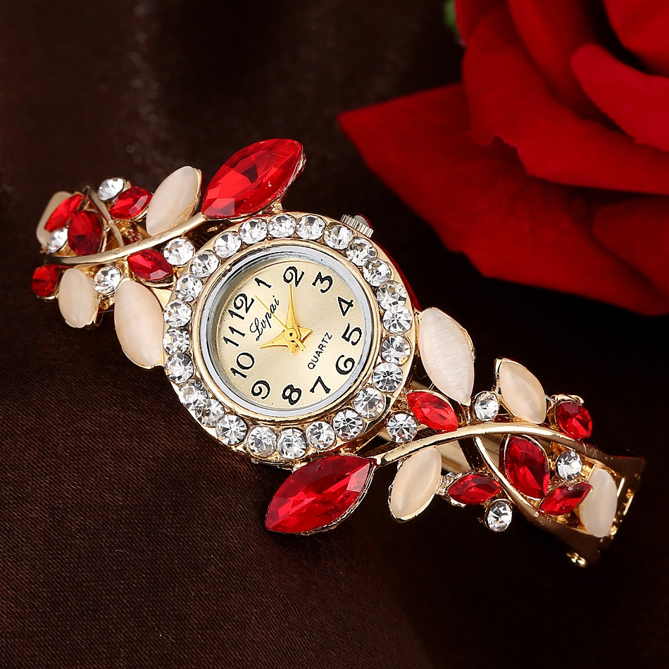 Ladies Diamond Crystal Bracelet Watch