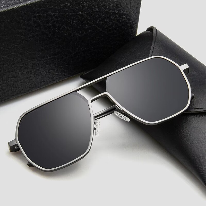 Sleeve Mirror Sun glasses Retro Magnetic Clip On Men Sunglasses